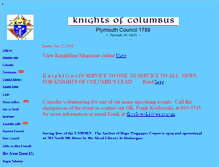 Tablet Screenshot of kofc1789.org